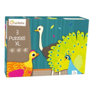Avenue Mandarine 3 Shaped XL Puzzle, Feathered creatures 42701O