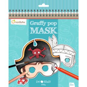 Avenue Mandarine Μπλοκ Ζωγραφικής Μάσκες Graffy Pop Mask Boy GY022O