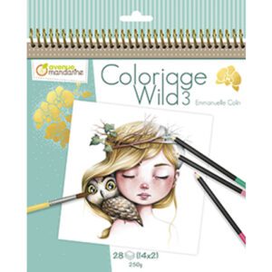 Avenue Mandarine Μπλοκ Ζωγραφικής Colouring book Wild 3 GY077C