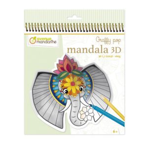 Avenue Mandarine Μπλοκ Ζωγραφικής Graffy Pop Mandala 3D, Animals of the savannah GY106C