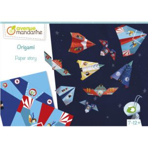 Avenue Mandarine Οριγκάμι Creative box, Origami airplanes KC126C