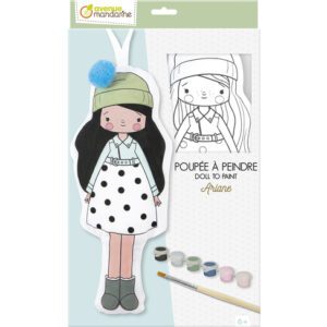Avenue Mandarine Υφασμάτινη Κούκλα Ζωγραφικής Doll to paint, Ariane PP038C